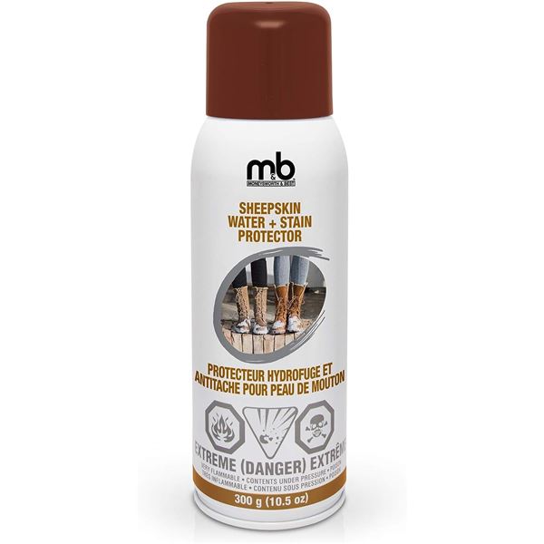 NEW M&B SHEEPSKIN WATER & STAIN PROTECTOR SPRAY