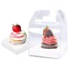 Image 1 : NEW 30PCS SINGLE CLEAR CUPCAKE CONTAINER WITH