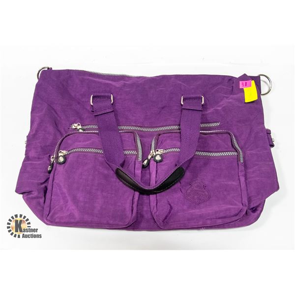 NEW PURPLE HUAERYOUYUE CARRY ALL BAG WITH MULTIPLE