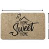 Image 2 : NEW 17 X 29" WALDEAL ENTRYWAY DOORMAT, BROWN WITH