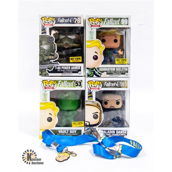 LOT OF 4 FUNKOS