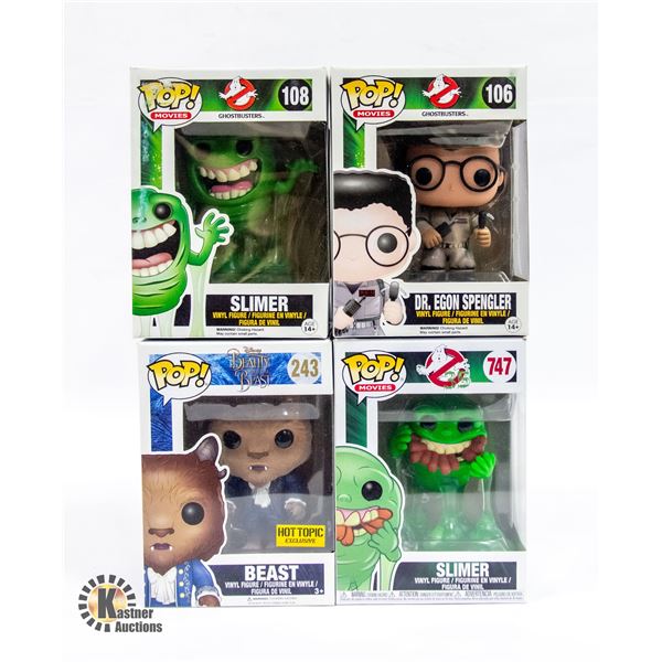 LOT OF 4 FUNKOS