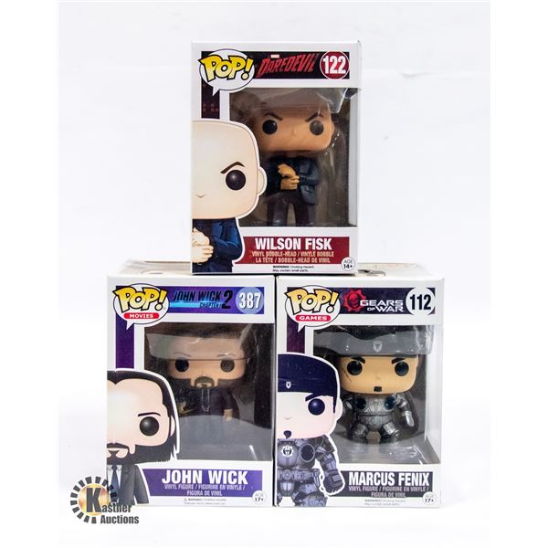 LOT OF 3  FUNKOS