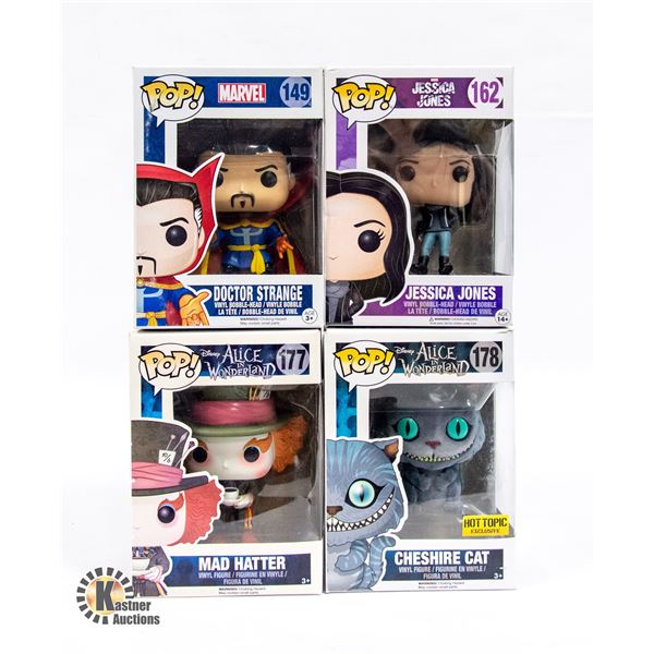 LOT OF 4 FUNKOS