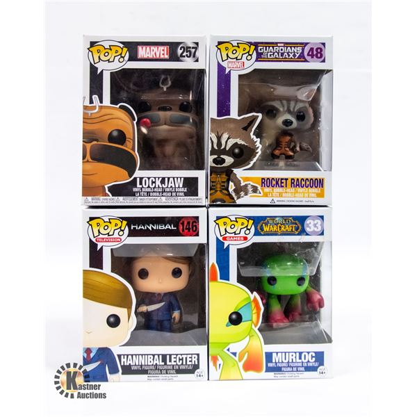 LOT OF 4 FUNKOS