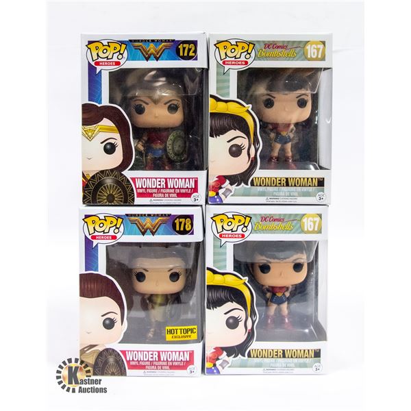 LOT OF 4 FUNKOS
