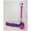 NEW RIDE VOLO PINK/PURPLE KICK SCOOTER WITH LIGHT