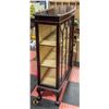 Image 2 : ART DECO CLAW FOOT DISPLAY CABINET 48" X 15" X 49"