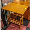 Image 1 : SIDE TABLE WITH LOWER MAGAZINE HOLDER H-23.75"