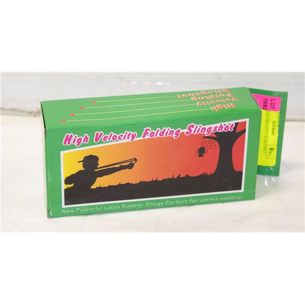 NEW HIGH VELOCITY SLINGSHOT