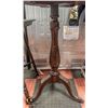 Image 2 : ROUND PLANT STAND MAHOGANY 20" X 35"