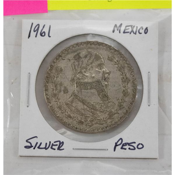 1961 MEXICO SILVER PESO