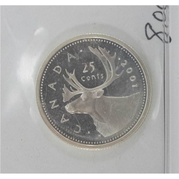 2001 AND 2002 .925 STERLING SILVER QUARTERS