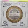 Image 1 : .999 FINE SILVER HORSESHOE CASINO GAMING