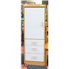 Image 1 : 3 DRAWER/1 DOOR STORAGE CABINET H-60" W-21" L-18"