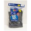 Image 1 : BLACK CREW SOCKS 12-16 SIZE 6-PACK FRUIT OF LOOM