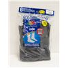 Image 1 : BLACK CREW SOCKS 12-16 SIZE 6-PACK FRUIT OF LOOM
