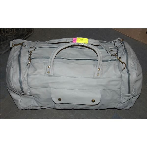 LEATHER PATCHWORK DUFFLE BAG