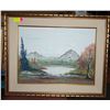 Image 1 : ORIGINAL FRAMED OIL ON CANVAS LANDSCAPE 1979 BY