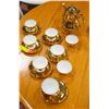 Image 1 : GILTED BAVARIAN DEMITASSE TEA ESSPRESSO SET