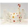 Image 1 : FARMHOUSE DCOR CHICKEN/CANDLE
