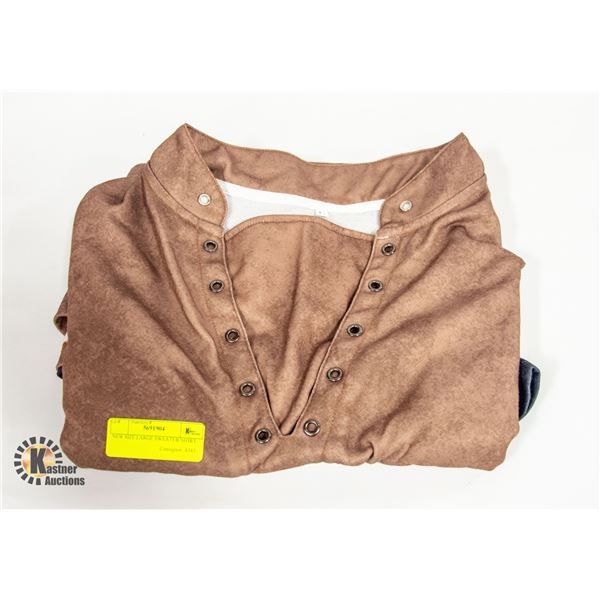 NEW SIZE LARGE SWEATER/SHIRT