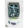 Image 1 : 12 NEW PAIRS OF LIGHT BLUE SUNGLASSES