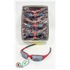 Image 1 : 12 NEW PAIRS OF RED SPORT SUNGLASSES
