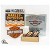 Image 1 : HARLEY DAVIDSON COLLECTORS BOOK + 2 HARLEY POLISH