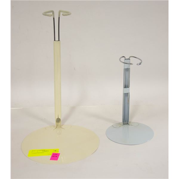 2 DOLL STANDS