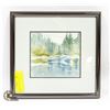 Image 1 : FRAMED ARTIST KARL DEGAN ORIGINAL