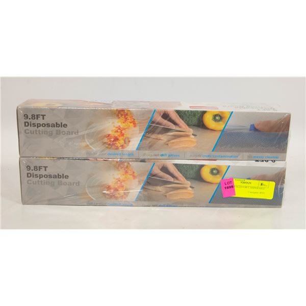 2 NEW SEALED 9.8FT DISPOSABLE CUTTING