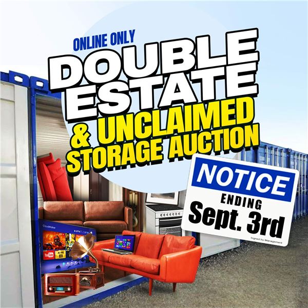 ALL ITEMS MUST BE REMOVED BY SATURDAY 4PM