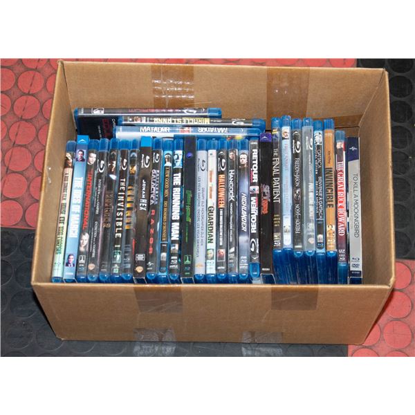 LOT BLU-RAYS (30 TITLES)