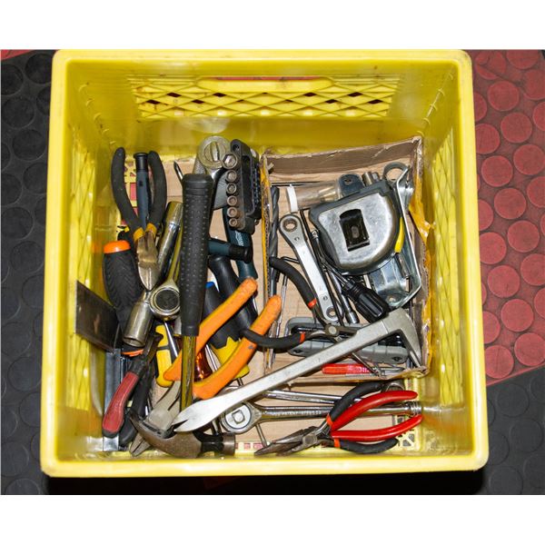 CRATE OF TOOLS