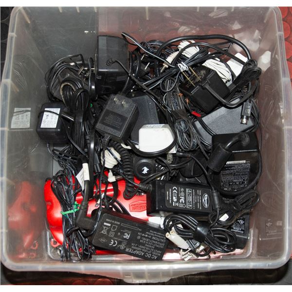 30PCS+ AC ADAPTERS, ASSORTED