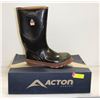 Image 1 : NEW PAIR OF PROTECTO RUBBER WORK BOOTS SIZE 9