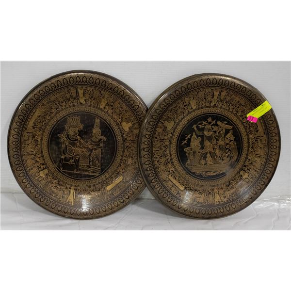 2 EXPO 1986 EGYPTIAN PLATES