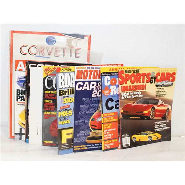 CORVETTE MAGS AND BOOK