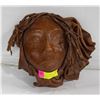 Image 1 : ESTATE REAL LEATHER ARTISAN LADY HEAD FOR