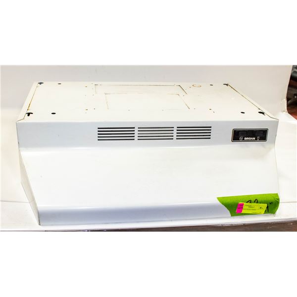 24" RANGE HOOD, WHITE