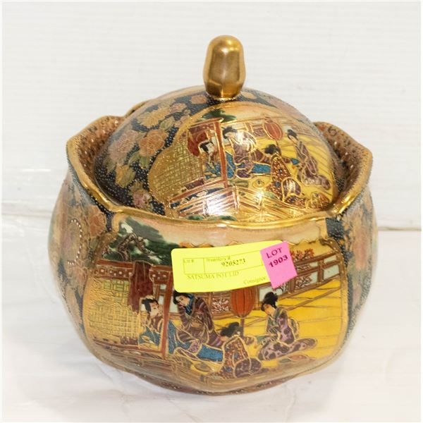 SATSUMA POT/LID