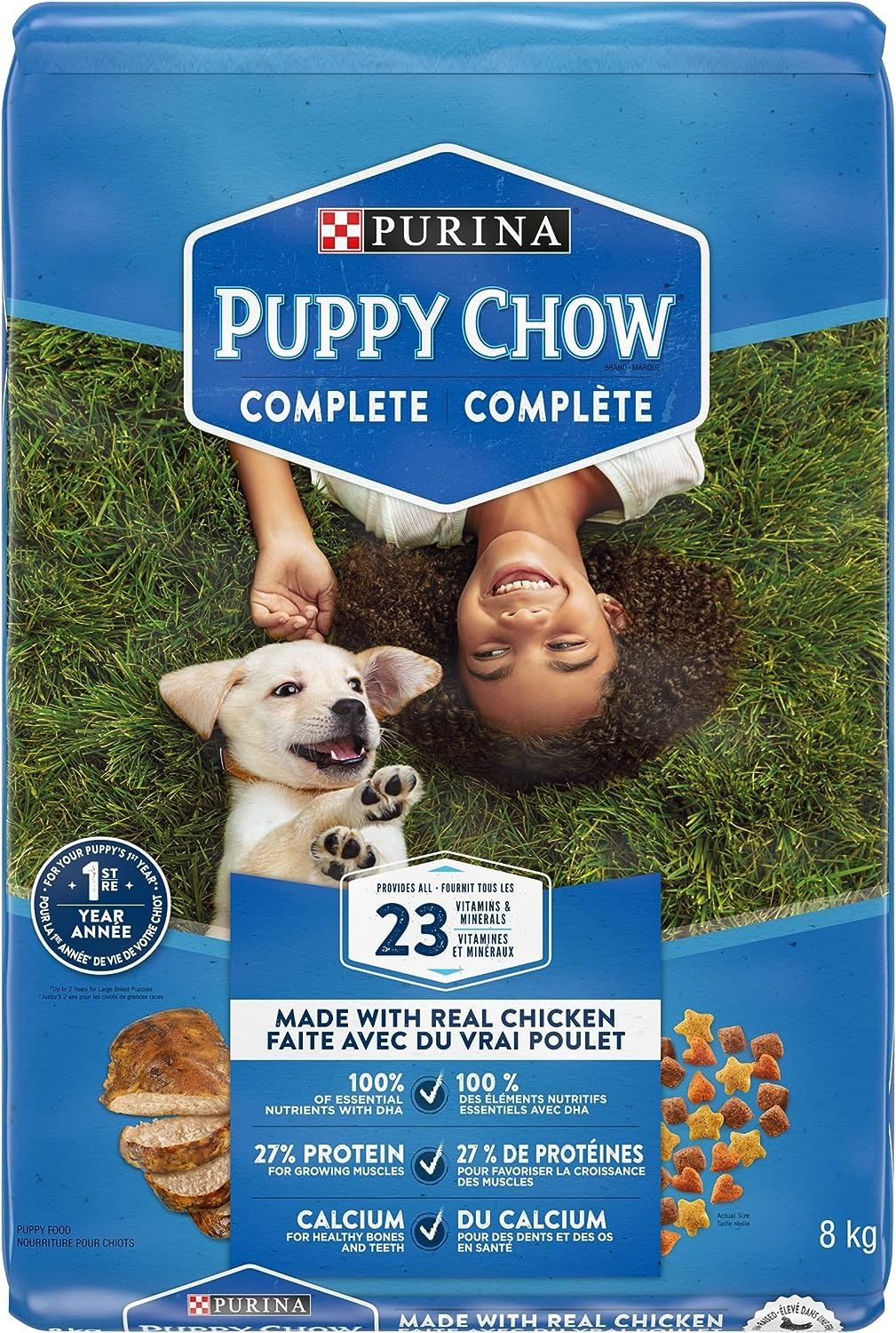 NEW 8KG BAG OF PURINA PUPPY CHOW COMPLETE