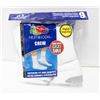 Image 1 : WHITE CREW SOCKS 6-12 SIZE 6-PACK FRUIT OF LOOM