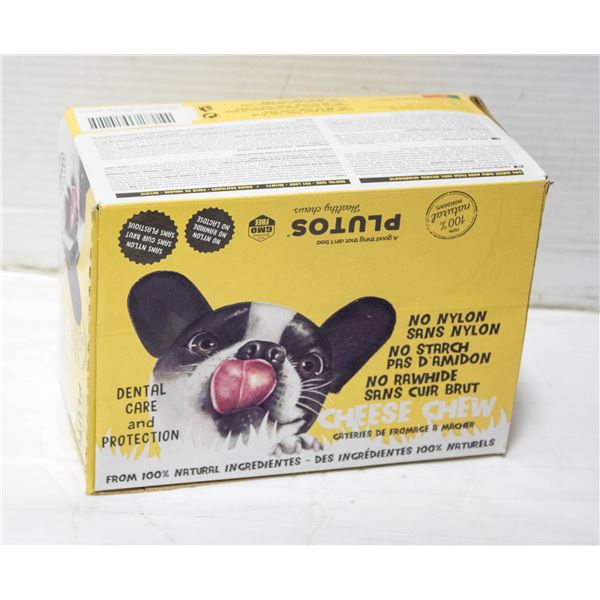 CASE OF PLUTO 100% NATURAL DOG CHEWIES