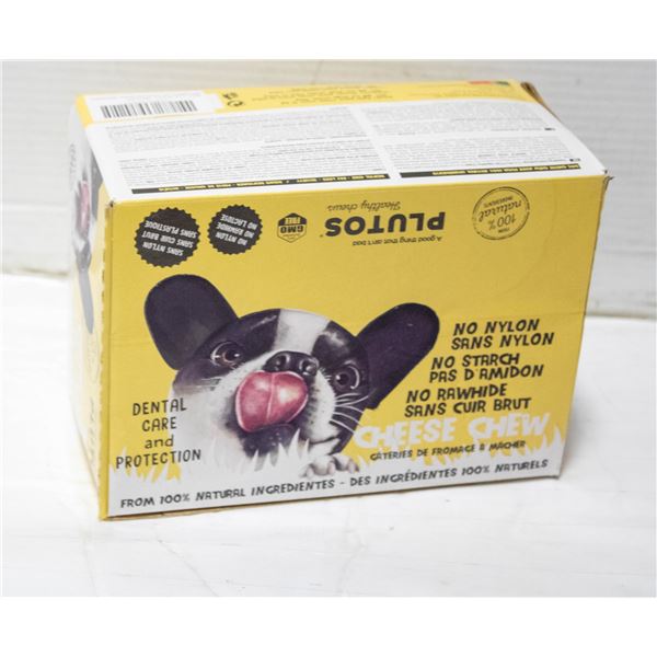 CASE OF PLUTO 100% NATURAL DOG CHEWIES