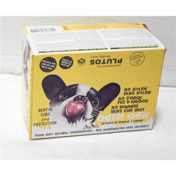 CASE OF PLUTO 100% NATURAL DOG CHEWIES