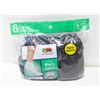 Image 1 : BLACK ANKLE SOCKS 6-12 SIZE 6-PACK FRUIT OF LOOM