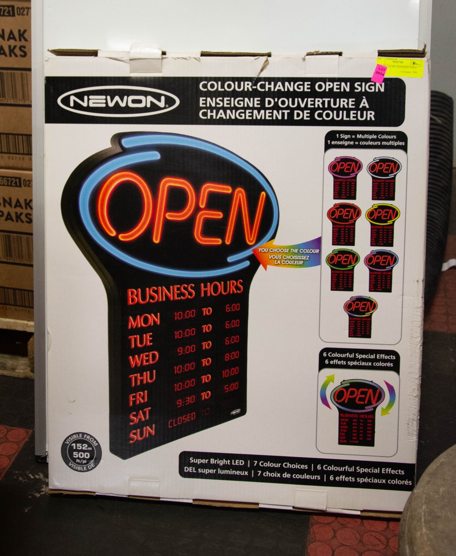 NEWON COLOR CHANGING OPEN SIGN