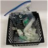 Image 1 : BASKET OF SMOKERS ACCESSORIES INCLUDES QUARTZ